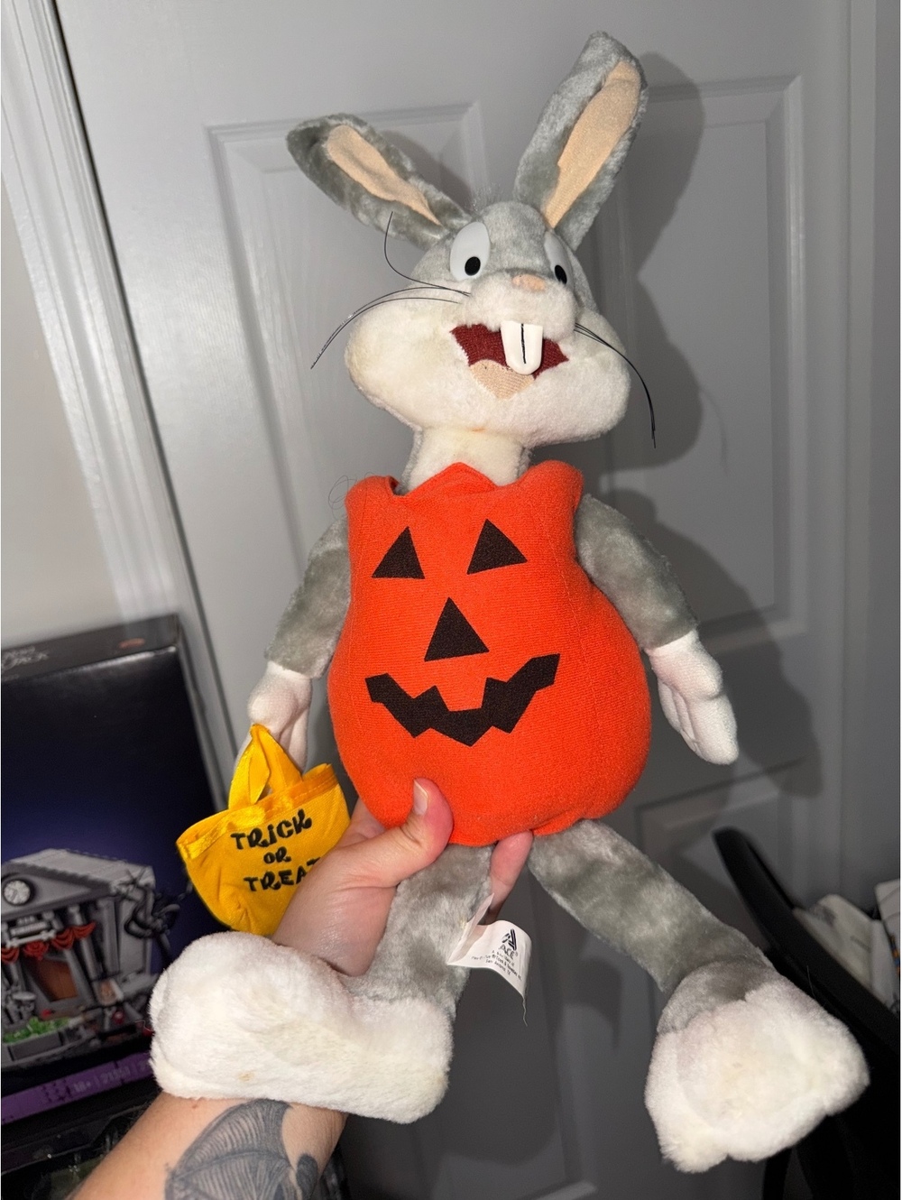 Vintage 1997 Bugs Bunny Halloween Plush